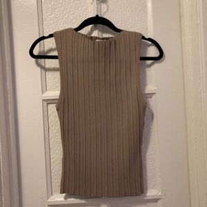 Dissh Sienna Taupe Knit Tank XL